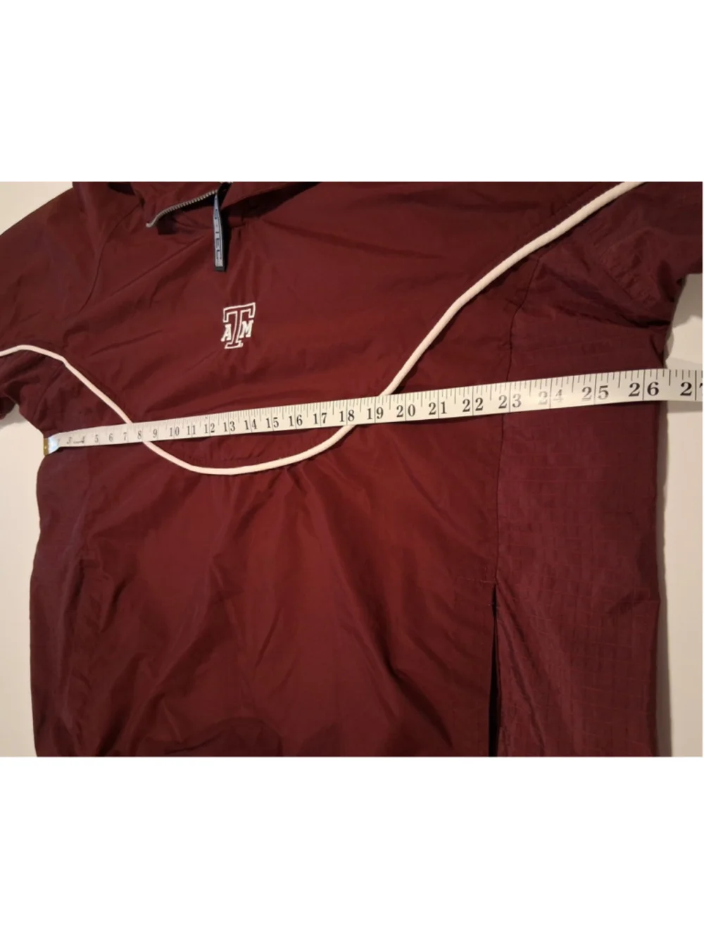 Vintage Texas A&M Aggies Men's Large 1/4 Zip Windbreaker NCAA Jacket Crable
